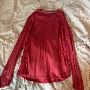 Nike Women's Pink Long Sleeve Top
